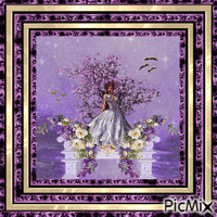 ♥ Contest Over > (7th Place) Royal Purple & Gold ♥ - Ingyenes animált GIF
