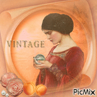 Vintage Apricot GIF animé