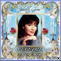 R.I.P In Peace Juliette Gréco animowany gif