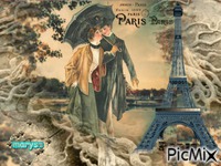 Paris animasyonlu GIF