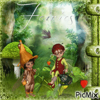 Louis et Robin chez les elfes. animowany gif