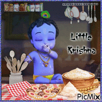 little Krishna - Безплатен анимиран GIF