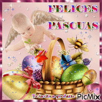 Felices Pascuas - Бесплатный анимированный гифка