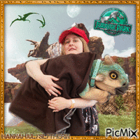 {Jurassic Park: Me and Baby Dino} - Free animated GIF