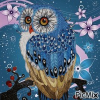 owl animerad GIF