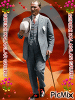 Teşekkürler Mustafa Kemal Atatürk ,Her daim izindeyiz!Herkesin Cumhuriyet bayramı kutlu olsun. - Ücretsiz animasyonlu GIF
