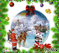Paysage Noël Animated GIF