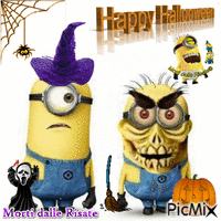mignons happy halloween animovaný GIF
