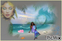 Sirène animovaný GIF