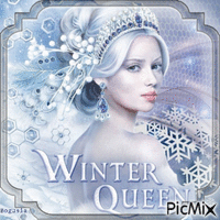 Winter Queen анимированный гифка