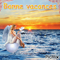Bonne vacances - Бесплатный анимированный гифка