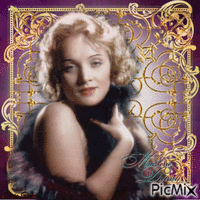 Concours :  Marlene Dietrich - GIF animé gratuit