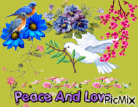 peace animovaný GIF
