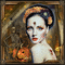 Portrait gothic halloween - GIF animasi gratis