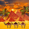 Good Night Pyramids, Camels and Palms - Gratis animerad GIF
