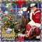 Christmas at the cowboys Santa - Free animated GIF