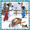 jouer dans la neige - GIF animado gratis