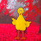 Big Bird in Autumn park - GIF animé gratuit