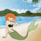 Kim Possible mermaid - Бесплатный анимированный гифка