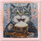 Cappuccino for cat! - Free animated GIF