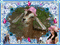 adorable chèvre avec son chapeau rose - Бесплатни анимирани ГИФ