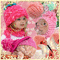 casquettes de couleur rose - GIF animasi gratis