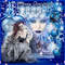 Gothic Angel - Blue Christmas - Gratis geanimeerde GIF