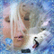 femme et lion blanc,concours,nath - 免费动画 GIF