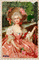 Portrait of Marie Antoinette with Rose - GIF animé gratuit