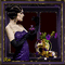 femme  et parfum/violet/❤️🌼 - Бесплатный анимированный гифка