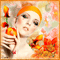 Portrait fantaisie ( ton orange ) ) - GIF animado gratis
