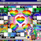 Rainbow masses - Безплатен анимиран GIF