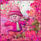 Happy Autumn - pink - Free animated GIF