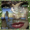 the female face and the landscape - GIF animado gratis