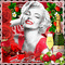 Champagne Marilyn Monroe - GIF animado gratis