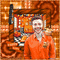 {(Happy Birthday Sterling in Orange)} - GIF animasi gratis