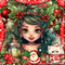 Christmas Girl - GIF animado gratis