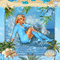 Blue beach queen 💧🌴 - Nemokamas animacinis gif