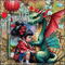 Dragon et enfant Asie - 無料のアニメーション GIF