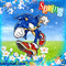 Sonic in Spring - Gratis geanimeerde GIF