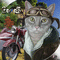 Katzen Kunst - GIF animado gratis