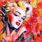 Concours.....Aquarelle Marilyn Monroe - Бесплатный анимированный гифка