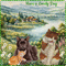Have a Lovely Day. Cats. Spring, summer - GIF animate gratis