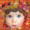 Autumn Leaves Baby Face - GIF animasi gratis