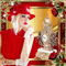 portrait femme rouge et or 🍁🌻🧡 - GIF animado grátis