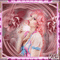 portrait femme pin-up/pink color/🌹🌼❤️ - GIF animé gratuit