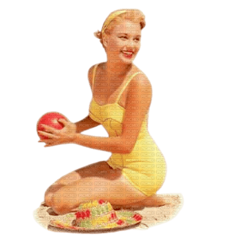 woman  pin up vintage summer - png grátis