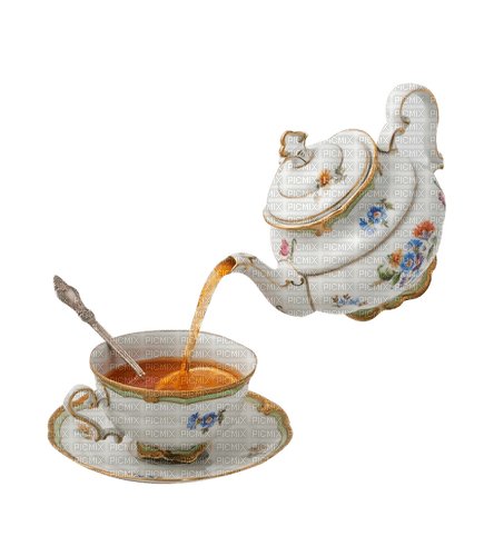Teapot and Cup - gratis png