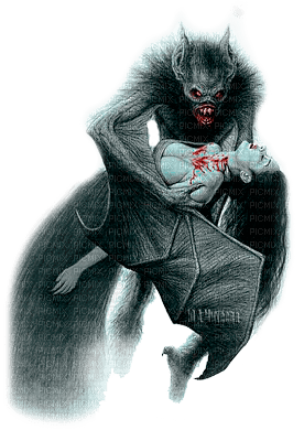 Y.A.M._Gothic bat Dracula woman - 無料png