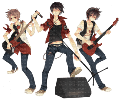 rock stars - nemokama png
